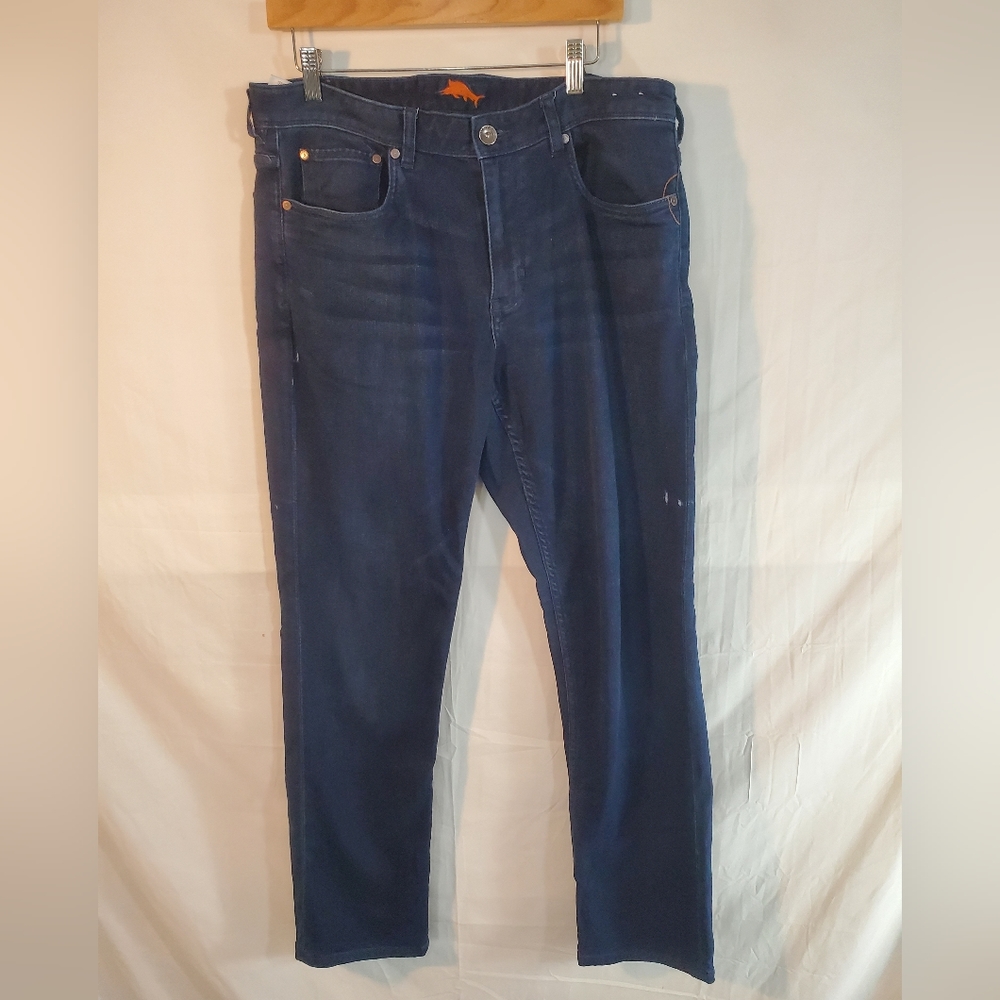 Tommy Bahama Men's Dark Wash Blue Jeans Size 34 x 32 - Picture 1 of 6